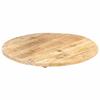 vidaXL Tischplatte Massivholz Mango Rund 25-27 mm 50 cm