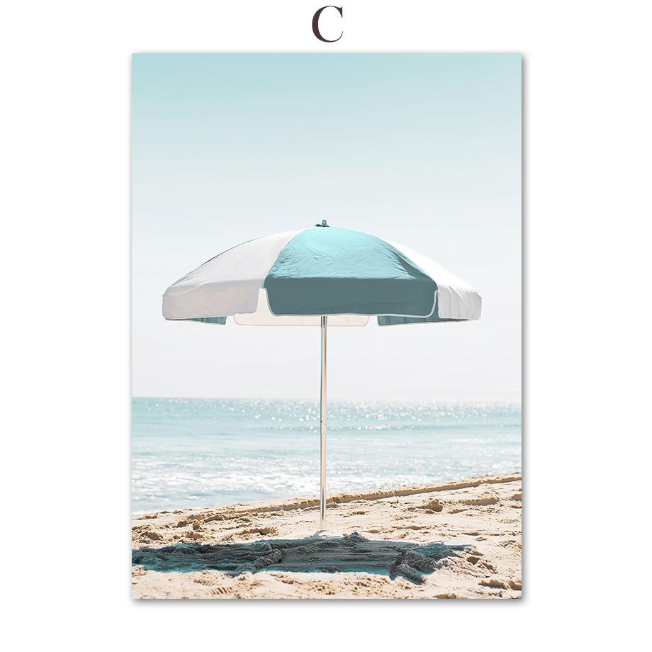 Чайка, маяк, мост, море, пляж, велосипед, настенная живопись на холсте, постеры на скандинавскую тему и принты, настенные панно для декора гостиной