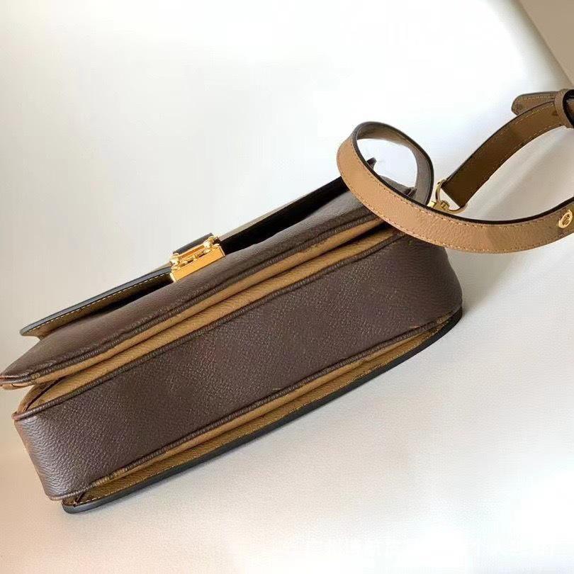 Женская сумка через плечо-мессенджер Guangzhou Retro Monogram из натуральной кожи