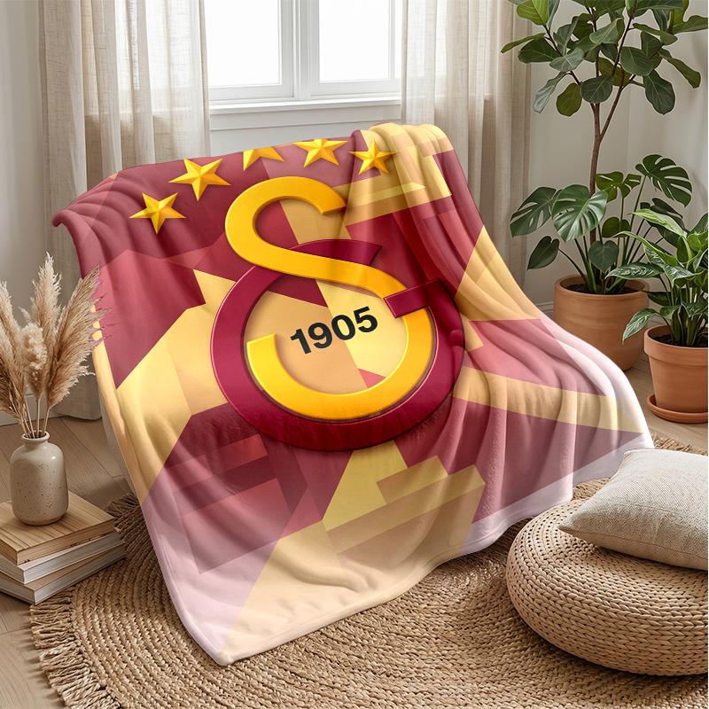 Galatasaray FC Soft Flannel Fleece Blanket Lightweight Cozy Warm Throw Blanket For Sofa Bed Home Decor