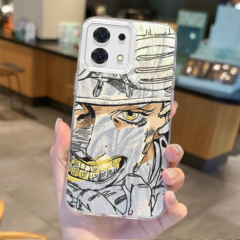 Чехол для телефона Gyro Zeppeli JoJo Steel Ball Run Для Redmi Note13 12 11 10 9 ProPlus 14C 13C 12C 10C 9C A2 A1 Градиентный Нескользящий Чехол