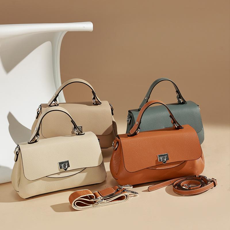 Женская сумка из натуральной кожи, модная сумка через плечо на весну/лето, сумка Niche Premium Sense на плечо