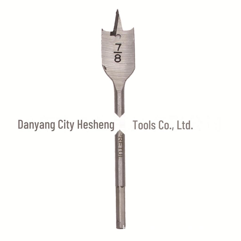 Набор из 6 шт. плоского сверла натурального цвета с шестигранной ручкой для деревообработки