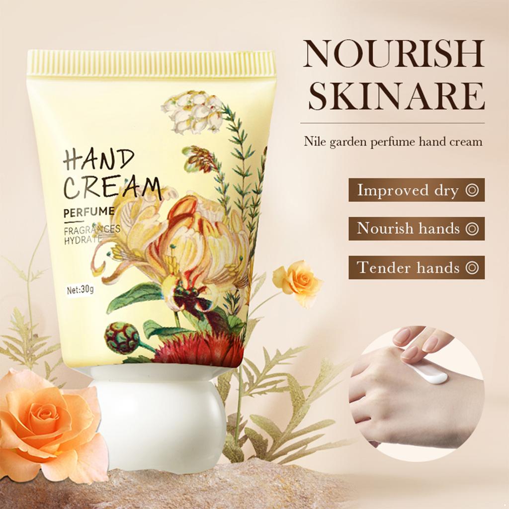 Набор из 5 дорожных кремов для рук с ароматом - Увлажняющий питательный лосьон для сухой кожи, Зимний уход для рук