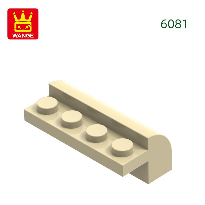 44Pcs/lot 6081Corner 4Hole Slope Curved 2x4x1 1/3 featuring Top Block Moc Colour Accessories Works With featuring Brick Kids Toy