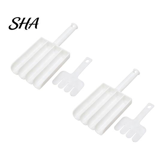 Kitchen Gadget for Meatballs Meatball Maker Tool with Pusher, 3/4 Compartments Design, Food Grade PP Utensils Meat Non Stick Spoon, Nonstick Efficient
