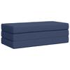 Folding Sofa Bed 120 x 67 x 45 cm Blue