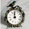 European Retro New Mini Small Clock Creative Clock Living Room Home Decoration Model Room Mute