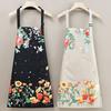 Household Waterproof and Oil-proof Kitchen Apron Cooking Baking Work Clothes Drawing Aprons Art Smock for Women