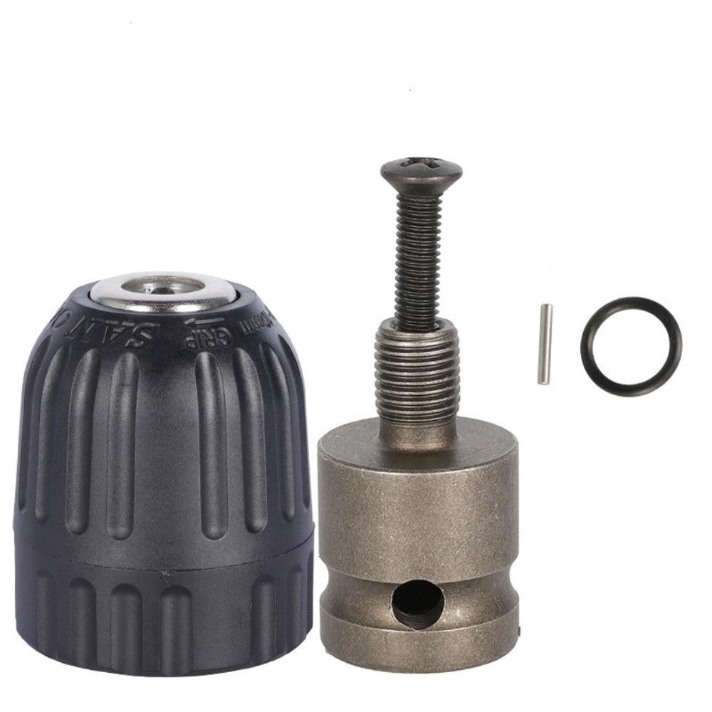 Специальный патрон для электрической дрели из цинкового сплава, ударная головка, адаптер для металлической ручной дрели, литиевая электрическая дрель