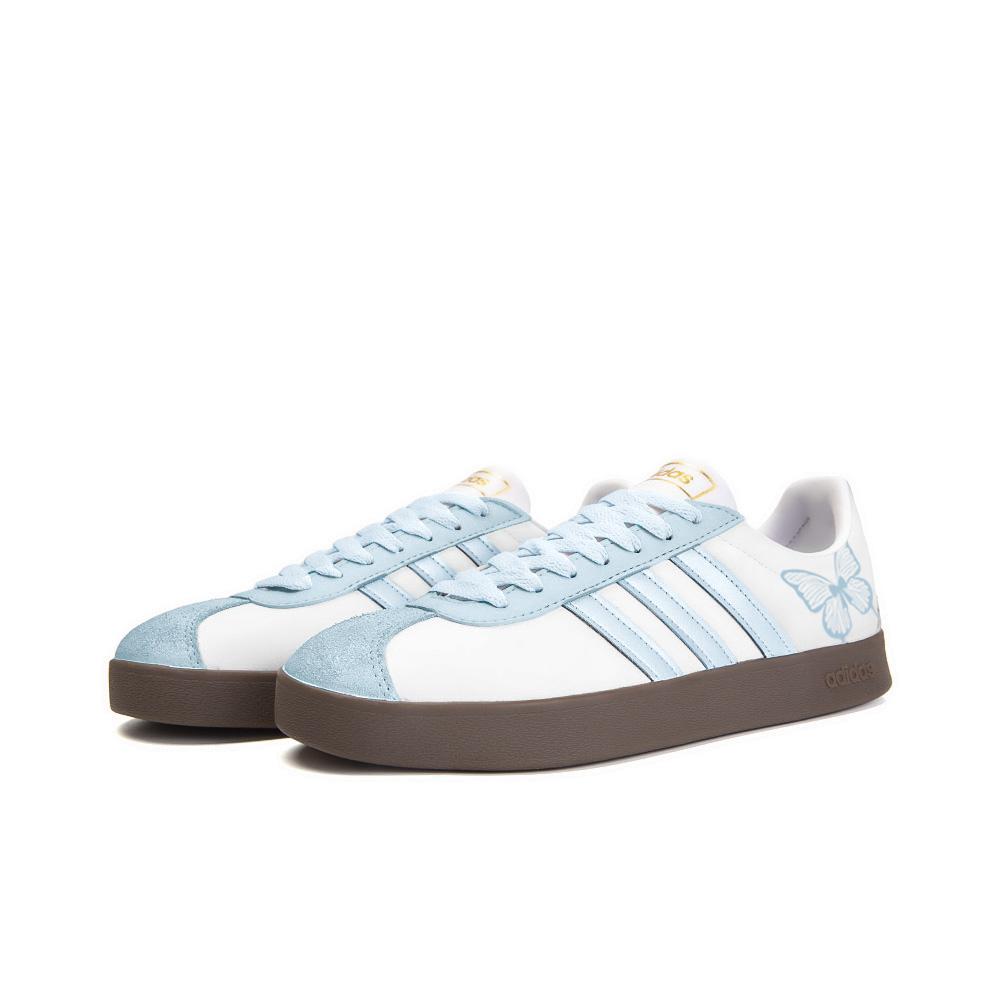 adidas Кроссовки для скейтбординга Neo VL Court 2.0, нескользящие, износостойкие, низкие, унисекс, бело-синие, ID6015(Команда354-)