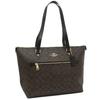Bag F79609 Brown X Black Signature Gallery Tote Ladies [Coach] (Tote Bag) [Outlet Item] [Brand] [Item]