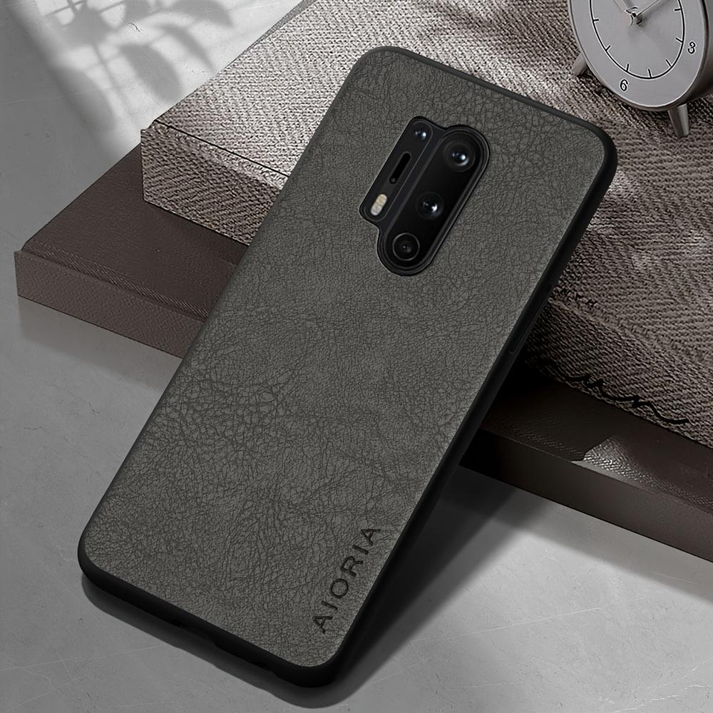 Phone Case: Luxury Retro Synthetic Leather Phone Case for Oneplus 9RT 9R 9 8 7 Pro US 6T 8T 7T Pro Matte Soft Bumper Hard Back Cover