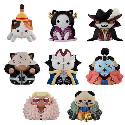 MEGA CAT PROJECT One Piece Nyan Piece Луффи и семь Ситибукаев моря Коробка из 8 деталей Nyan!
