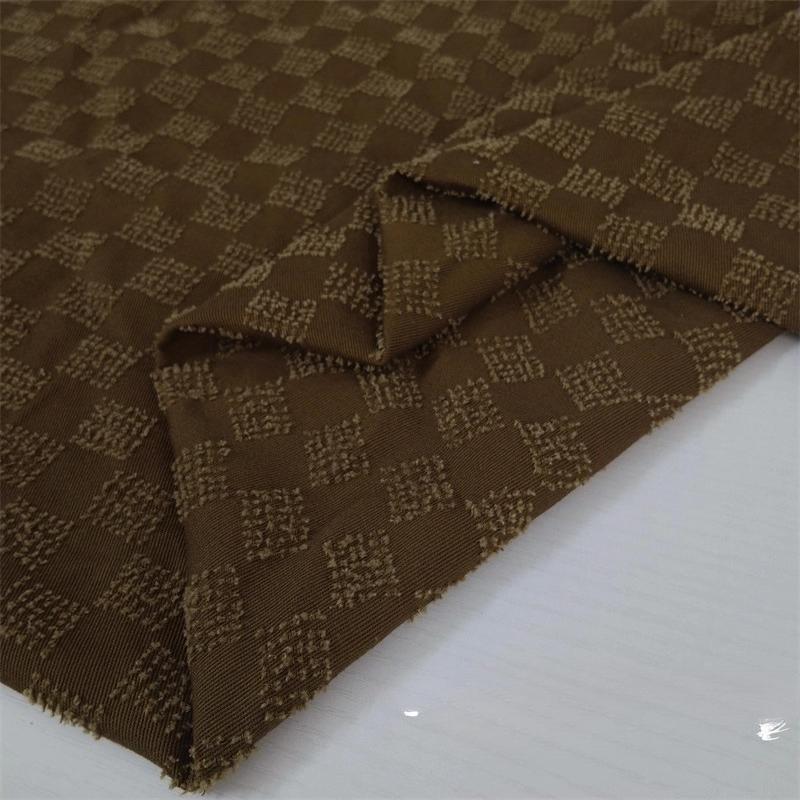 Washed Pure Cotton Denim Jacquard Fabric Vintage Crochet for Diy Sewing Jacket Shirt Dress Clothing Design Fabrics Cloth