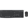 Беспроводная клавиатура и мышь - LOGITECH - MK295 SILENT - Графитовый - Бесшумные - Беспроводное подключение