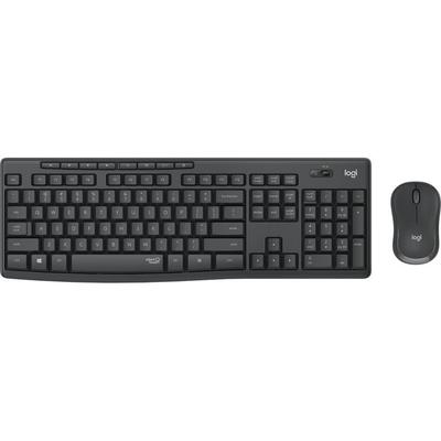 Комплект клавиатура-мышь - Logitech - MK295 - Беспроводной - Графитовый - QWERTY