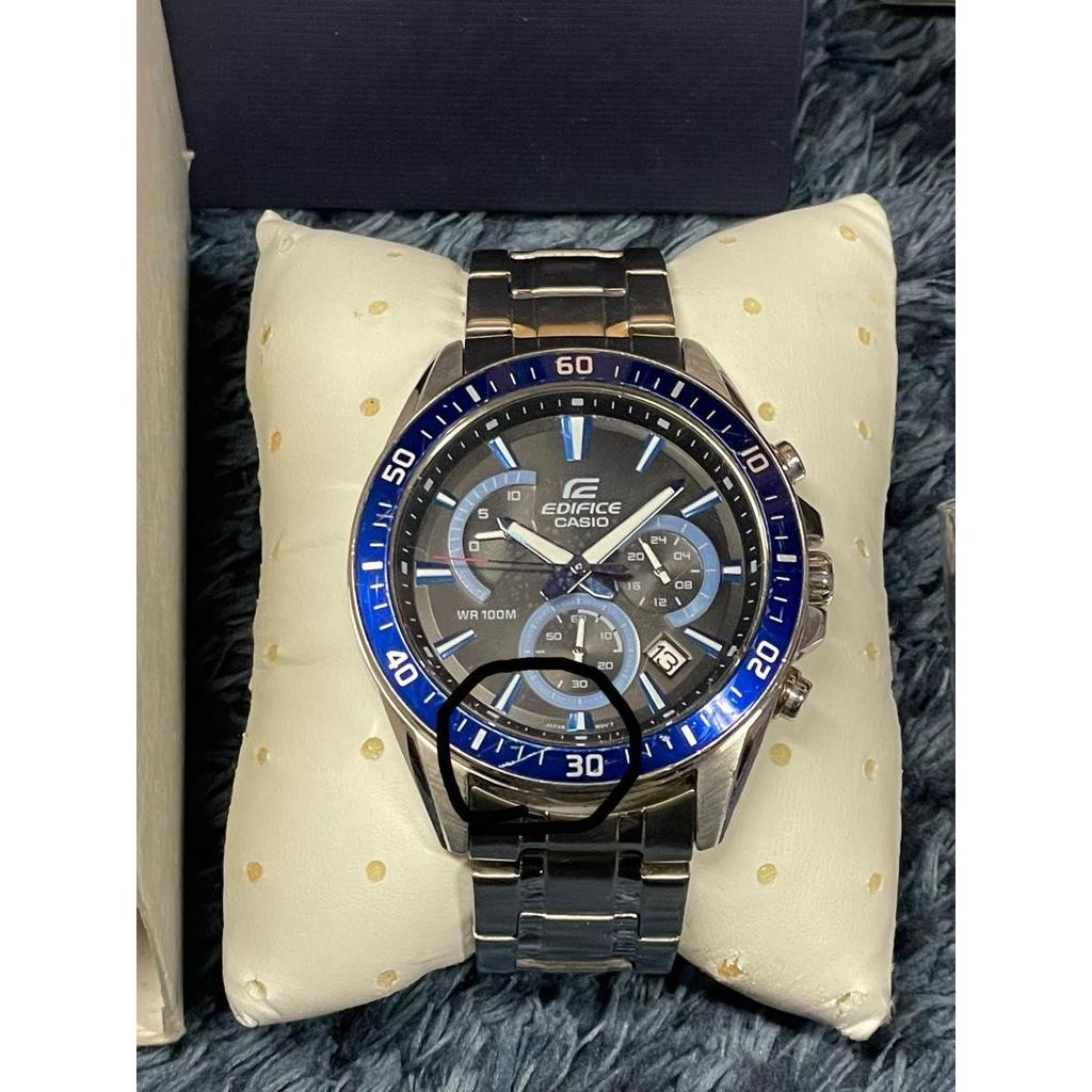 Used CASIO EDIFICE Men's Watch Blue