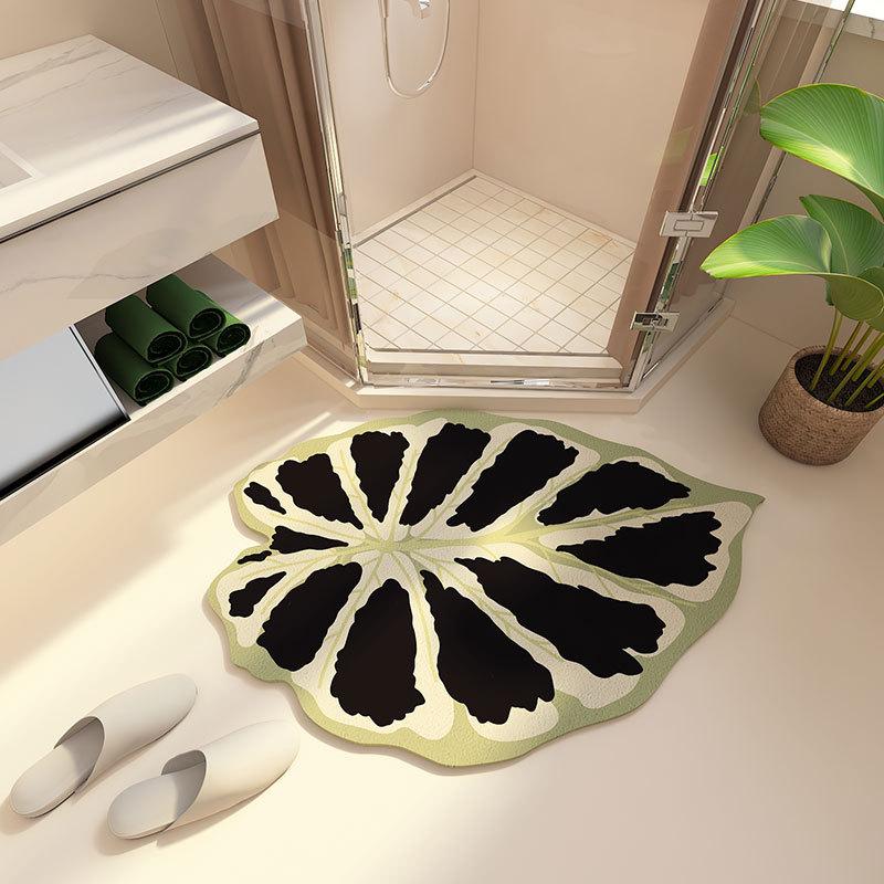 Nordic Wind Diatom Mud Mat Toilet Door Absorbent Quick Drying Mat Household Non-slip Mat