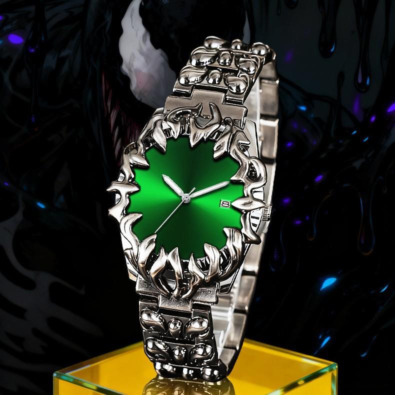 Special-shaped claws men's watch devil's eye personalized engraved waterproof pointed claws watch blue devil's eye quartz watch