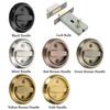 Wardrobe Furniture Lock Bolt Recessed Door Handle Lock Wardrobe Pulls Cabinet  Knob Pull Ring Lock