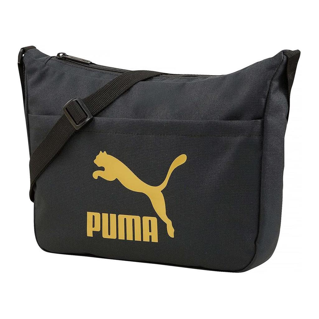 New PUMA Fabric Messenger Bag, Shoulder Bag Unisex Black 078817-01