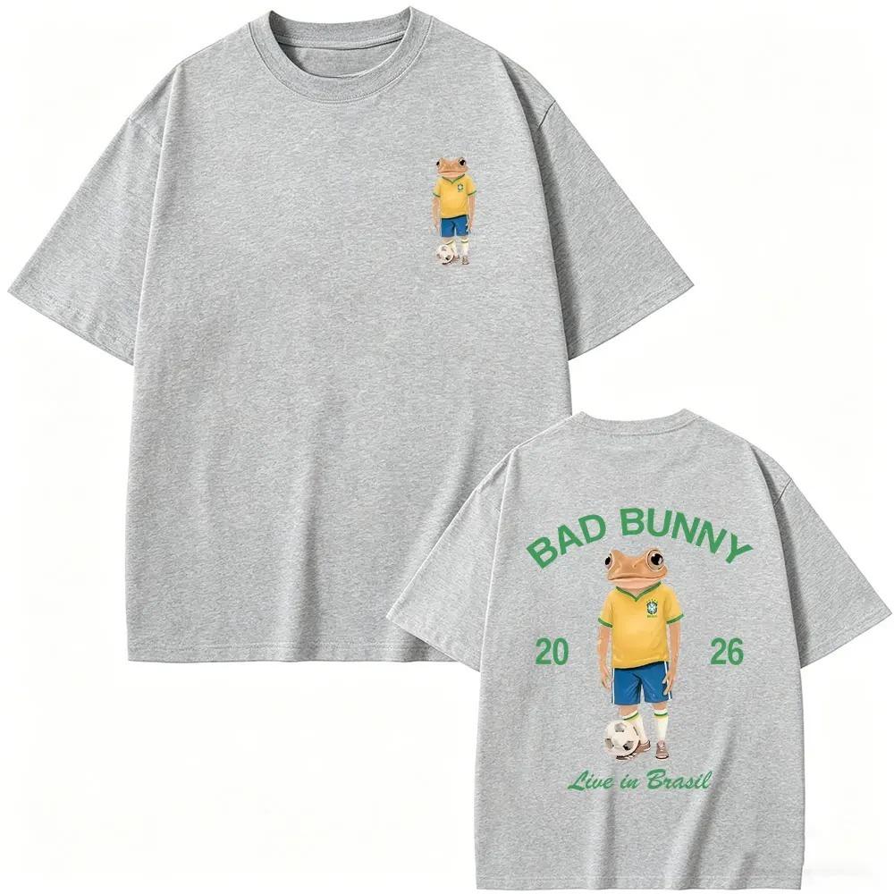 Hip Hop Unisex Women Tee Debi Tirar Mas Fotos DTMF Merch Tshirts Rapper Bad Bunny Graphic Tshirt Fashion Popular T Shirts
