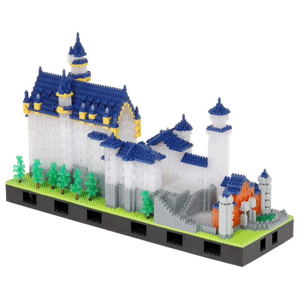 [Эксклюзив Amazon.co.jp] Nanoblock Neuschwanstein Castle Deluxe Edition Прозрачная версия. НБ-009А