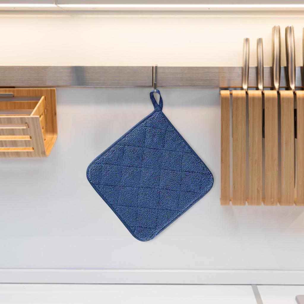 Перчатки для микроволновой печи, кухонные высокотемпературные противоожоговые толстые хлопковые перчатки  (Набор из 2)