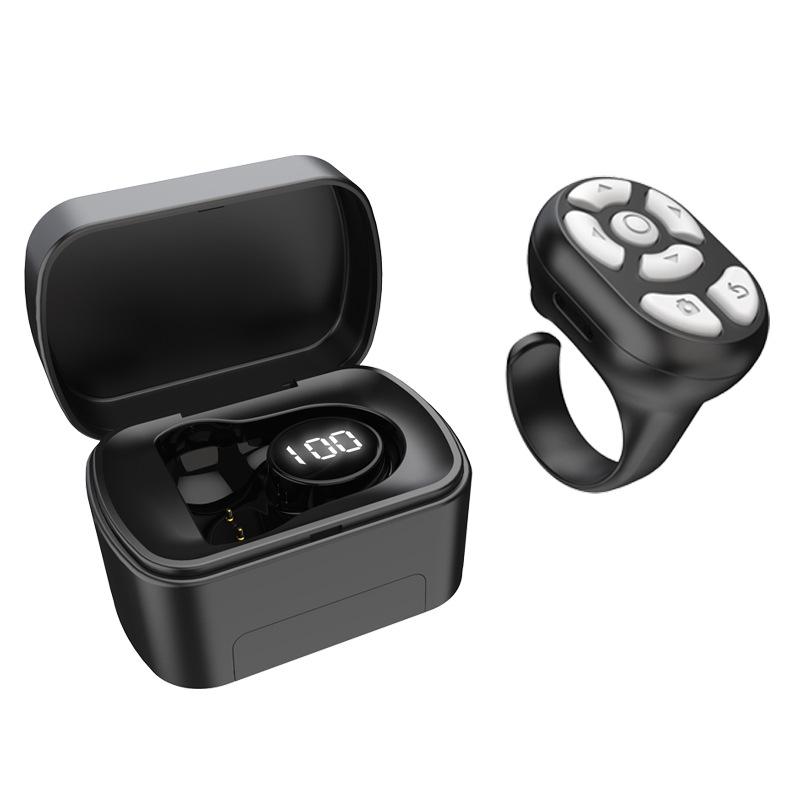 Подставка-кольцо Bluetooth 2-в-1 и пульт дистанционного управления для перелистывания страниц с отделением
