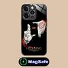 Аниме Алукард Хеллсинг Чехол для телефона iPhone 17 16 15 14 13 12 11 Air Pro Max Plus Mini MagSafe Стеклянный Цветной Чехол Смартфон
