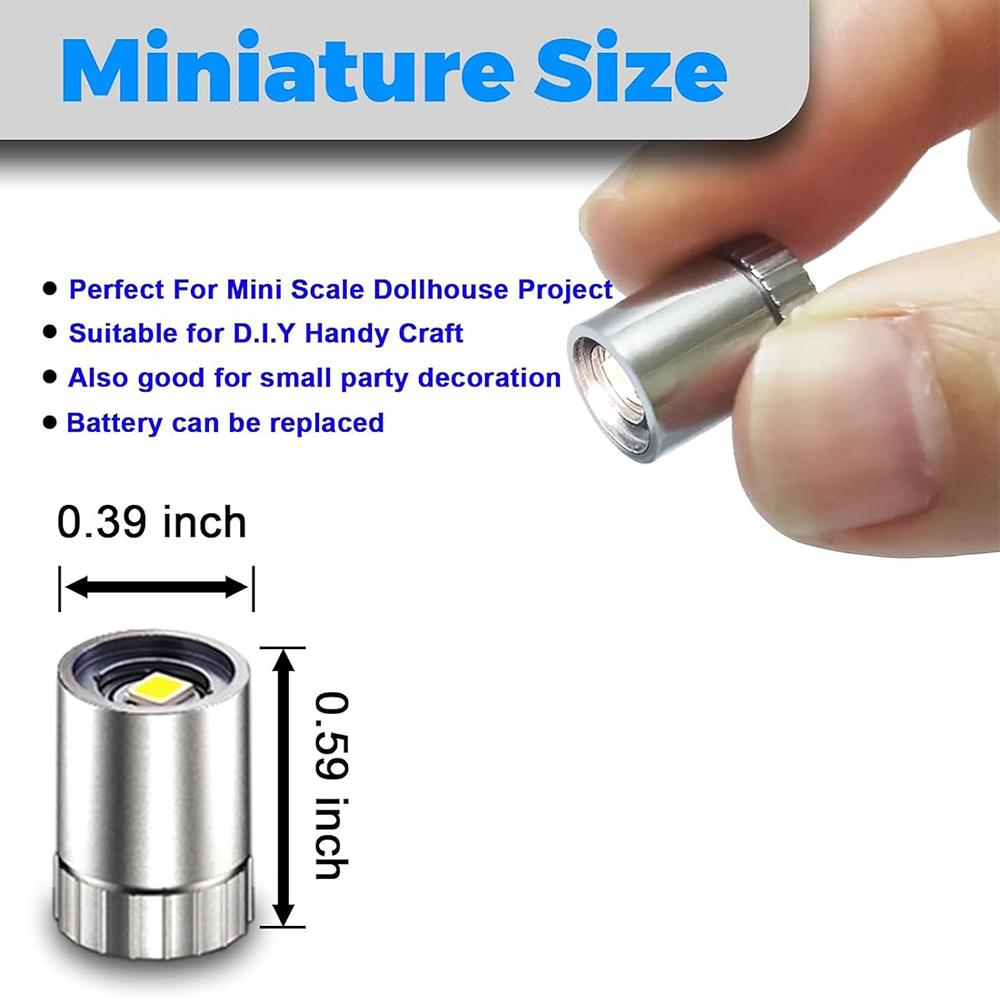 10 шт. Микро Мини Светодиодных Огней Подходят для Украшения Кукольных Домиков, DIY Поделок