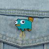 Platypus Enamel Badge Brooch, Cute Duck Brooch From Cartoon Anime, Backpack Badge, Fun Jewelry Gift For Friends