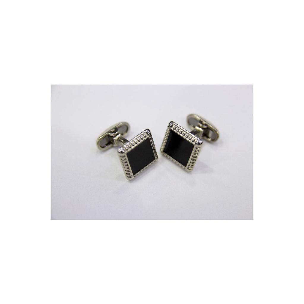 Запонки черного цвета