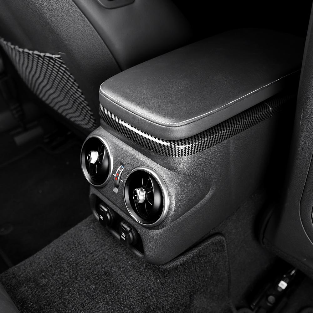 RHD For Kia Stinger Carbon Fiber Console Panel Cover Headlight Adjustment Upper Air Outlet Air Conditioning Panel Cover