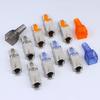 1Pc Rj45 Cat8 Cat7 Cat6A Connectors Tool-Free Zinc Alloy Shielded Ethernet Termination Plugs For 23Awg Sftp Cables