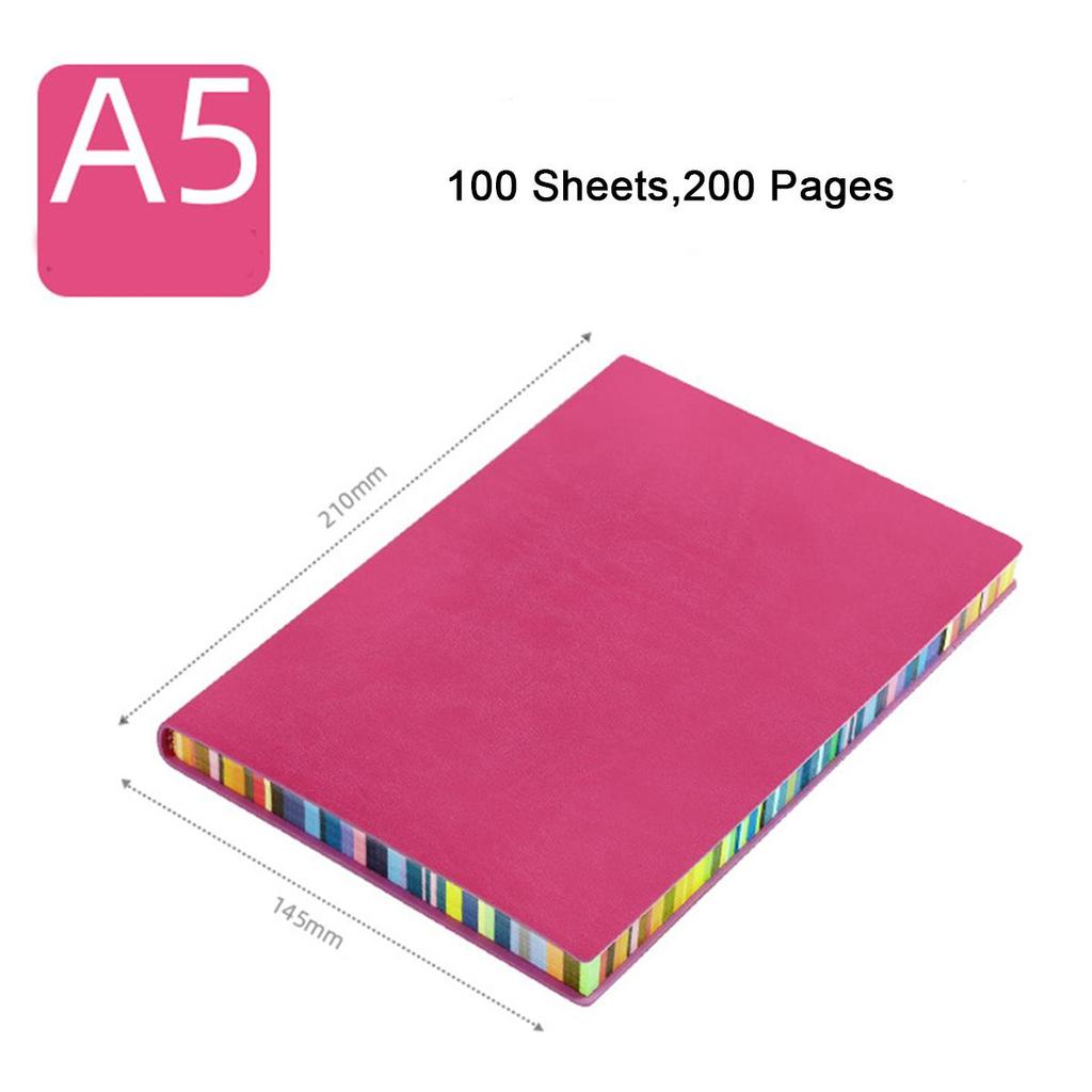 (Возможна гравировка логотипа) Цветной студенческий блокнот формата А6/А5/В5, кожаный деловой блокнот, журнал встреч, дневник, внутренняя страница с подкладкой, справочник