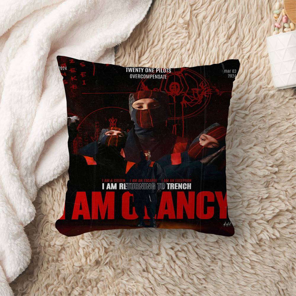 TTwenty One Pilots Band Maple Design Cushion Cover Happy Autumn Harvest decor Holiday Decorati Pillow Cover