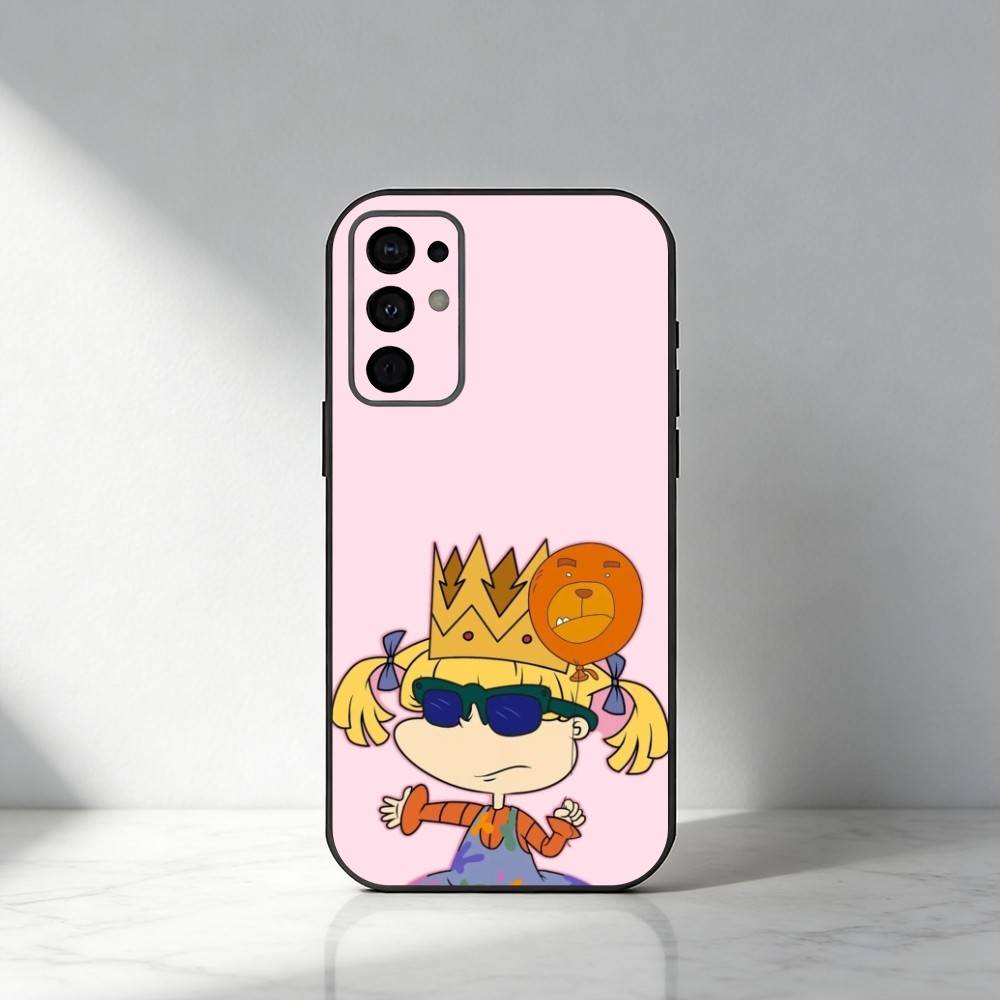Rugrat Chuckie Angelica Phone Case For Samsung S25,S24,S21,S22,S23,S30,Ultra,S20,Plus,Fe,Note,5G Black Cover
