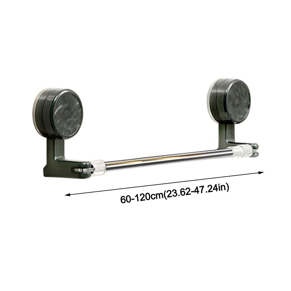 Настенная вешалка для полотенец на присосках, вращающаяся телескопическая штанга для полотенец, держатель для полотенец, подвесная штанга