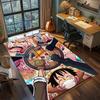 One Piece Wano Country Arc Samurai Luffy  Rug Carpet Large Area Rug Non Slip Washable Floor Mat Gamer Room Bedroom Home Decor