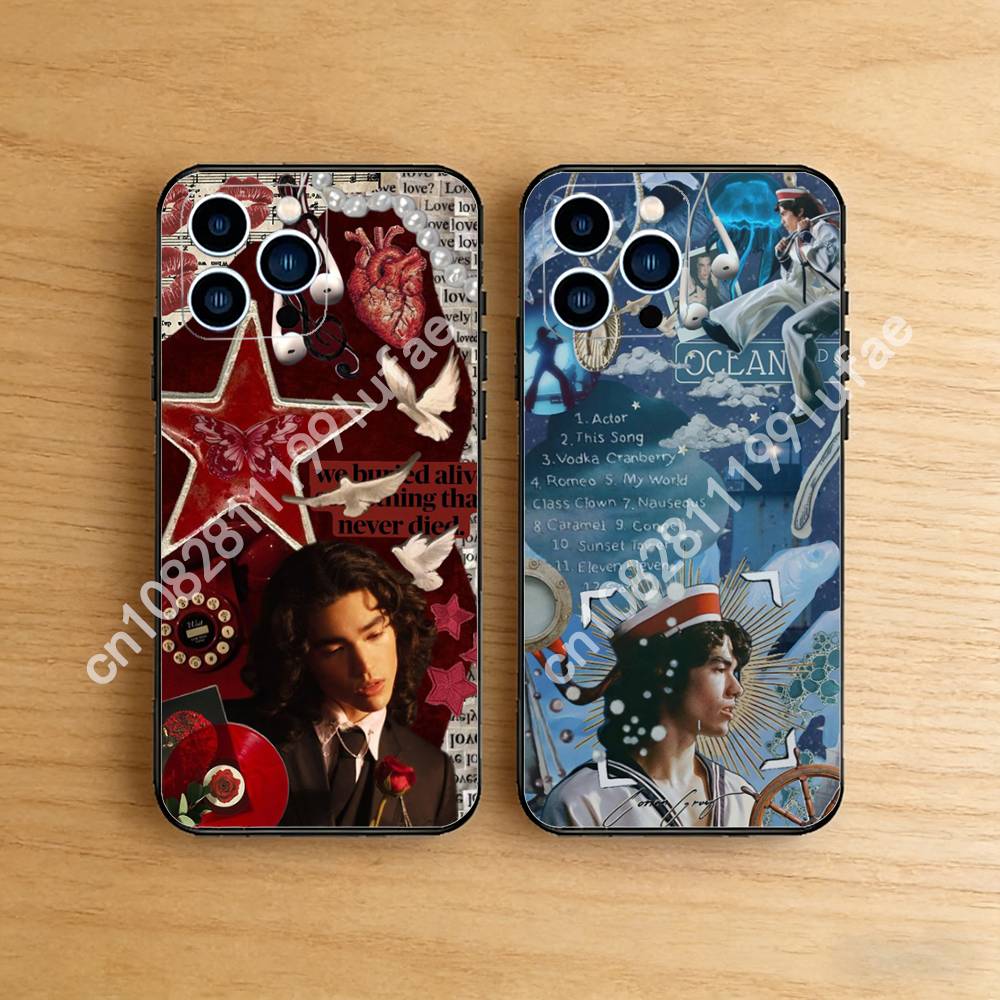 C-Conan Gray Wishbone Phone Case for iPhone 17 16 Pro Plus Air 15 14 Max Mini 12 11 Soft Shockproof Cover
