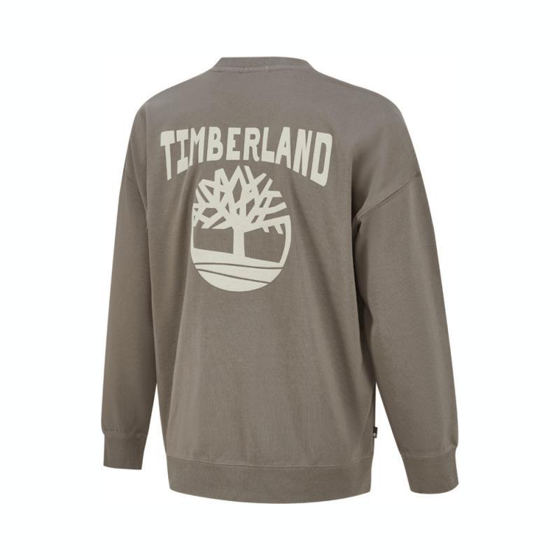 Timberland Толстовка LP Crew Вязаный Пуловер Удобная Толстовка с Длинным Рукавом Мужская толстовка Серая A5RN6-BK0