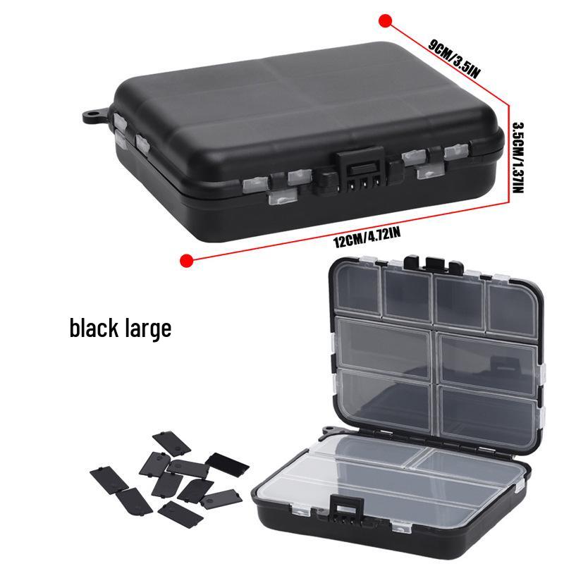 Двухслойный мини-бокс для рыболовных снастей, предназначенный для мелких приманок и крючков.