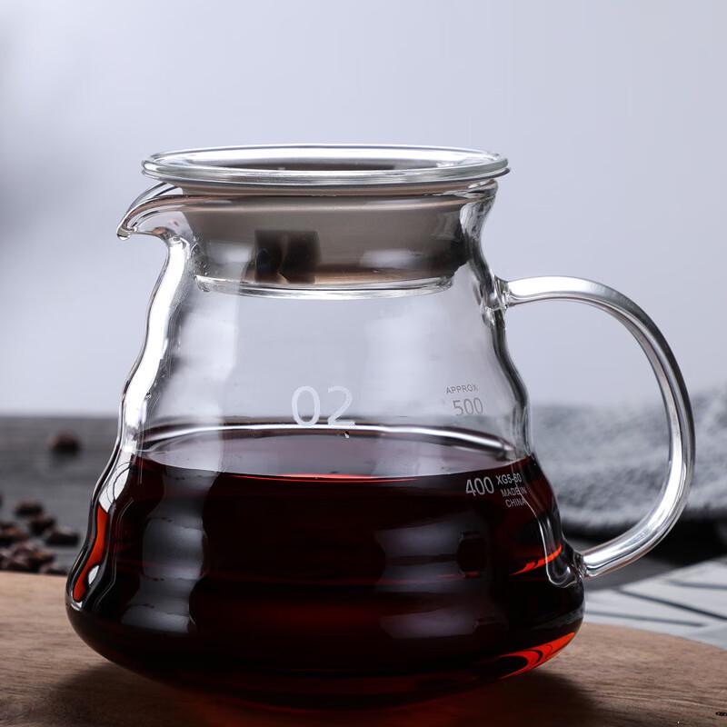 High Borosilicate Glass Cloud Coffee Sharing Pot