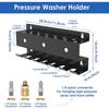 Pressure Washer Gun Holder Wall Mount Foam Cannon Holder 28.5 x 12 x 5 cm Car Wash Accessories Organizer for Wand Nozzle Tip