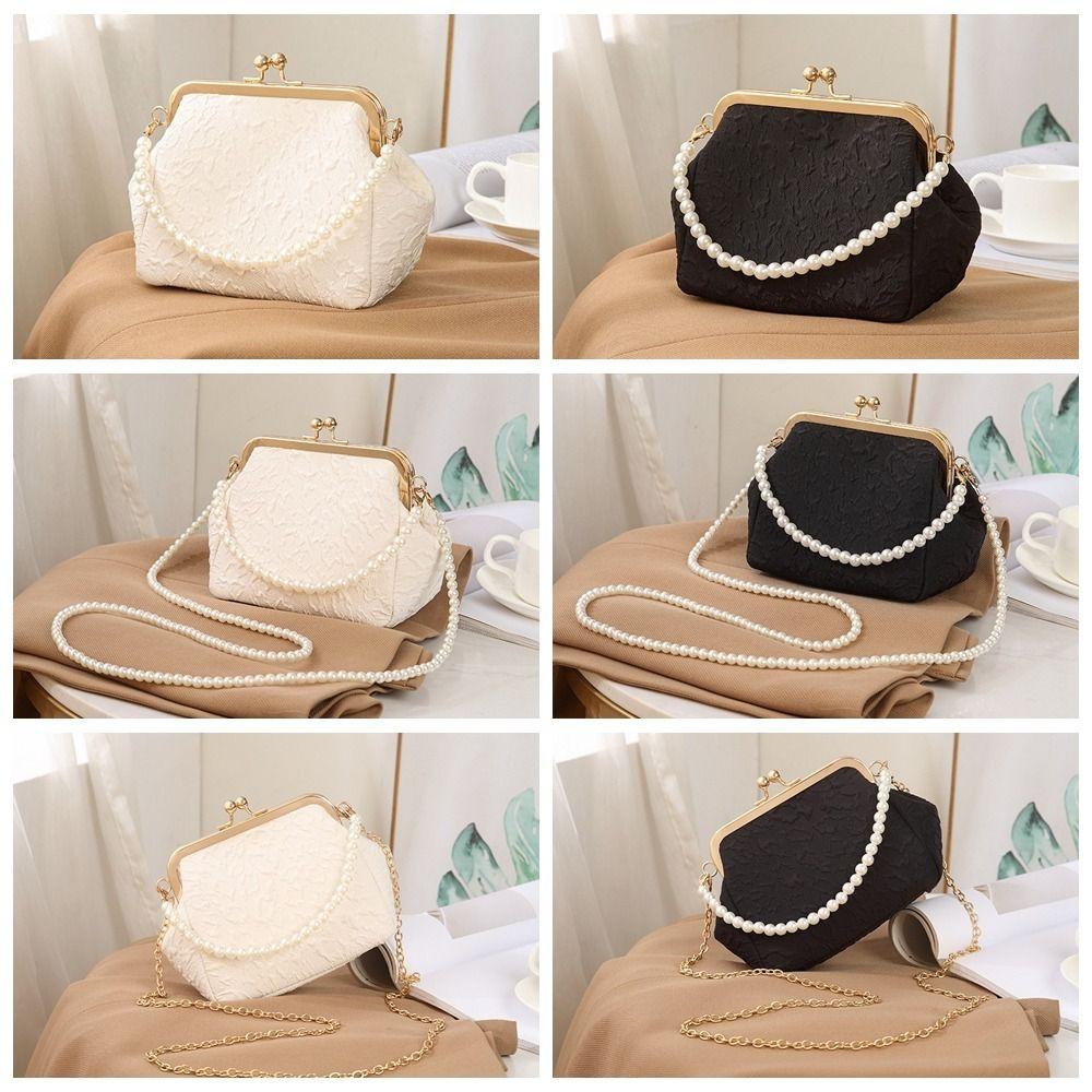 Cloth Chinese Style Crossbody Bag Solid Color Vintage Women's Handbag Lady/Girls