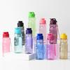 650ML Water Bottle Female Girls Water Cup BPA Free Portable Leak-proof Shaker Bottle Plastic Drinkware Milk Juice Simple Cup