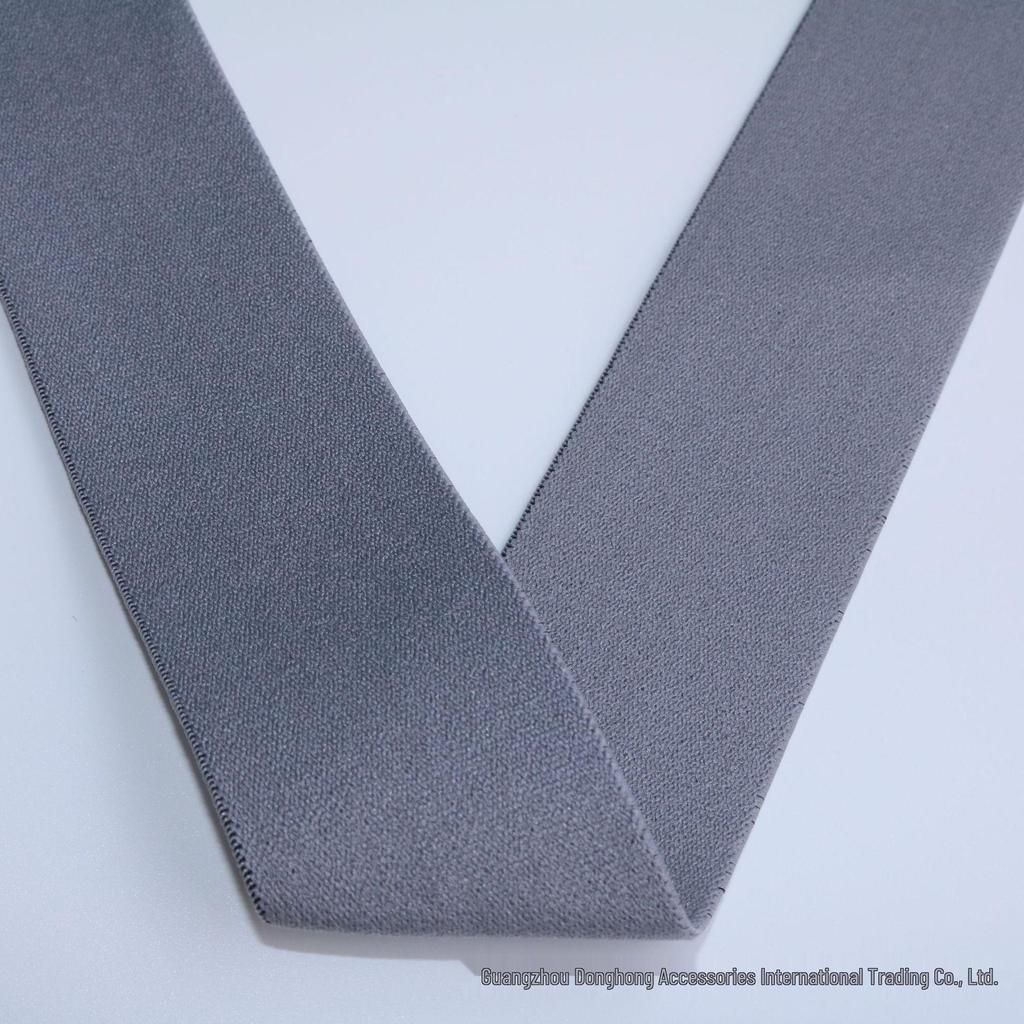 High-Elastic Polyester Imitation Nylon Band for Waistbands and Skirts