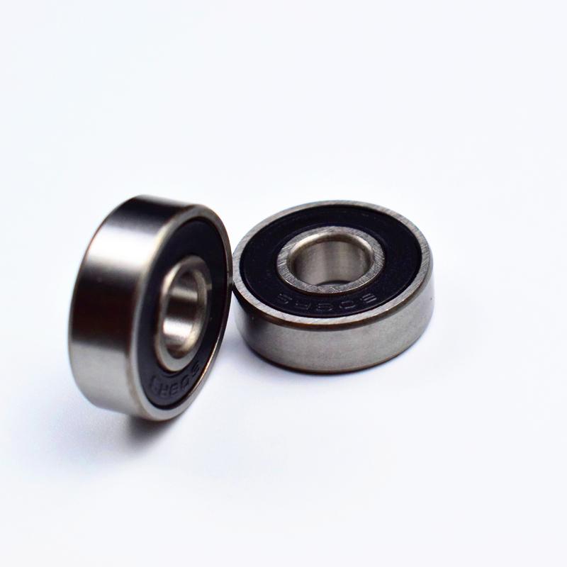 Подшипник 608RS 10 шт. 8*22*7(мм) хромированная сталь, резина, герметичный